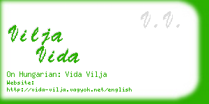 vilja vida business card
